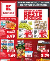 Kaufland-Prospekt von Donnerstag 17.09.
