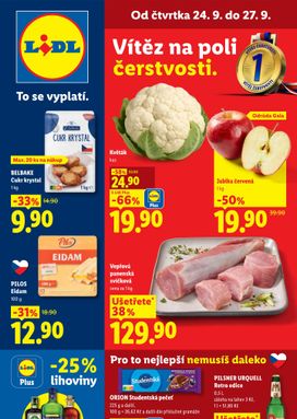 Lidl leták od čtvrtka 24.09.