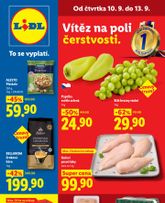 Lidl leták od čtvrtka 10.09.