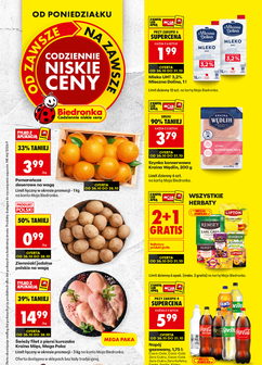 Biedronka Poľsko leták platný od pondelka 26.10.
