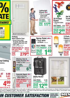 Menards weekly ad from Thursday 10/22