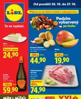 Lidl leták od pondělí 26.10.