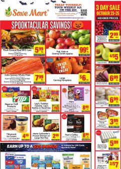 Save Mart weekly ad from Wednesday 10/21