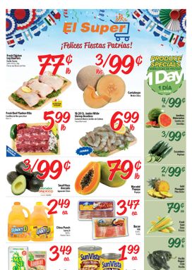 El Super weekly ad from Wednesday 09/09