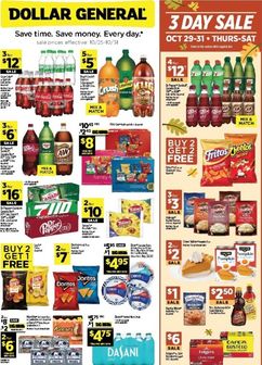 Dollar General weekly ad from Sunday 10/25
