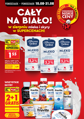 Biedronka leták od pondělí 10.08.