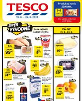 Tesco leták od středy 19.08.