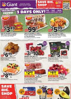 Giant weekly ad from Friday 09/25