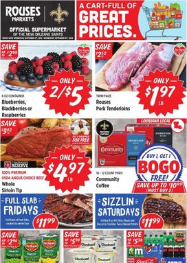 Rouses Markets weekly ad from Wednesday 09/09