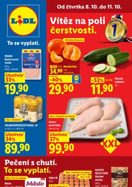 Lidl leták od čtvrtka 08.10.