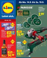 Lidl-Prospekt von Montag 14.09.