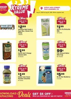 Grocery Outlet weekly ad from Wednesday 08/12