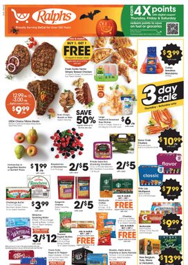 Ralphs weekly ad from Wednesday 10/28