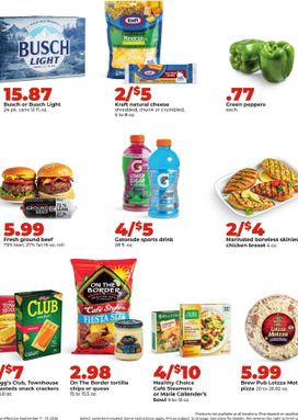 Hy Vee weekly ad from Monday 09/07