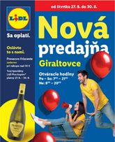 Lidl - Giraltovce