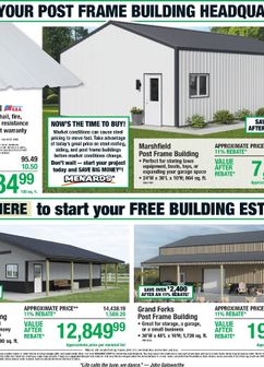 Menards weekly ad from Thursday 08/13