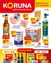 Koruna leták platný od piatku 31.07.