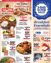 ShopRite weekly ad from Sunday 09/27