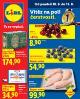 Lidl leták od pondělí 10.08.