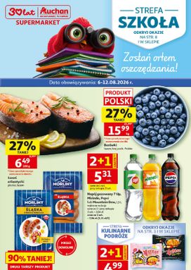 Auchan Polsko leták od čtvrtka 06.08.