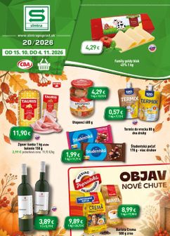 Sintra leták platný od štvrtka 15.10.