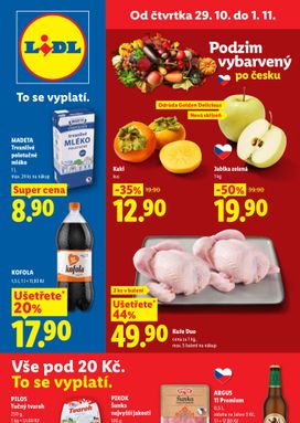 Lidl leták od čtvrtka 29.10.
