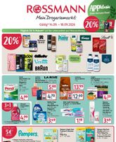 Rossmann-Prospekt von Montag 14.09.