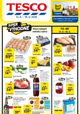Tesco leták od středy 12.08.