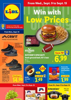 Lidl weekly ad from Wednesday 09/09