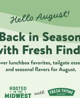 Fresh Thyme - Back in Season with Fresh Finds
