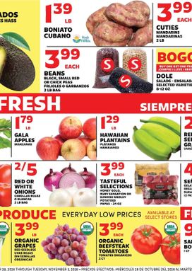 Sedano's weekly ad from Wednesday 10/28