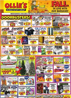 Ollie's weekly ad from Wednesday 09/30