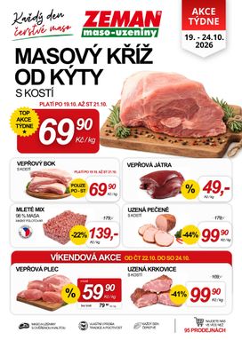 Prodejny Zeman leták od pondělí 19.10.