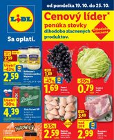 Lidl leták platný od pondelka 19.10.