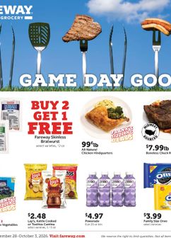 Fareway weekly ad from Monday 09/28
