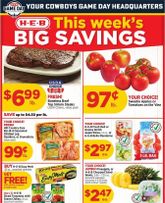 H-E-B weekly ad from Wednesday 09/30
