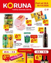 Koruna leták platný od piatku 28.08.