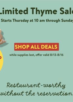 Fresh Thyme weekly ad from Wednesday 08/12