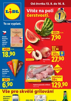 Lidl leták od čtvrtka 13.08.