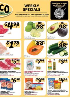 Fresco y Más weekly ad from Wednesday 09/23