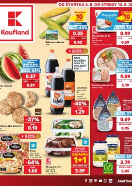 Kaufland leták platný od štvrtka 06.08.