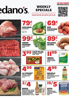 Sedano's weekly ad from Wednesday 09/09