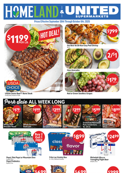 Homeland Stores weekly ad from Wednesday 09/30