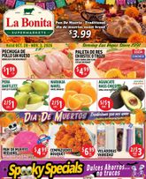 La Bonita weekly ad from Wednesday 10/28