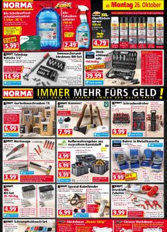 Norma-Prospekt von Montag 26.10.