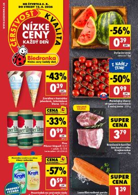 Biedronka leták platný od štvrtka 06.08.