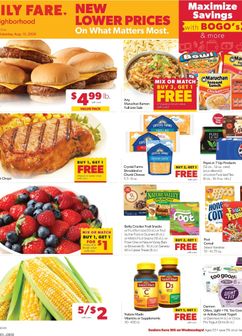 Family Fare weekly ad from Sunday 08/09