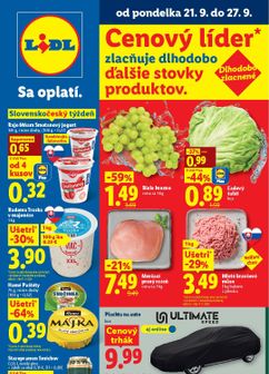 Lidl leták platný od pondelka 21.09.