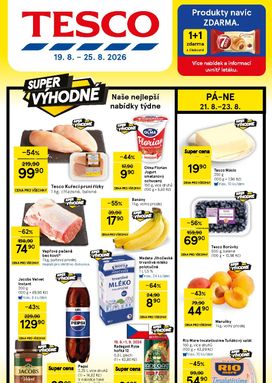 Tesco leták od středy 19.08.
