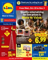 Lidl weekly ad from Wednesday 10/28